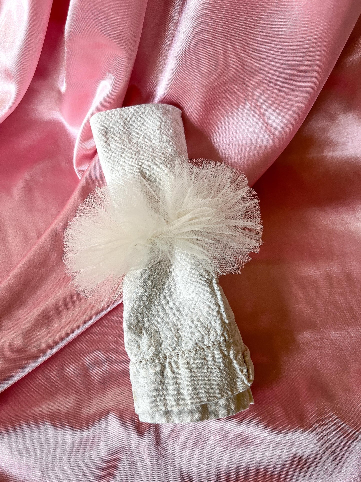 Handmade Tulle Napkin Rings
