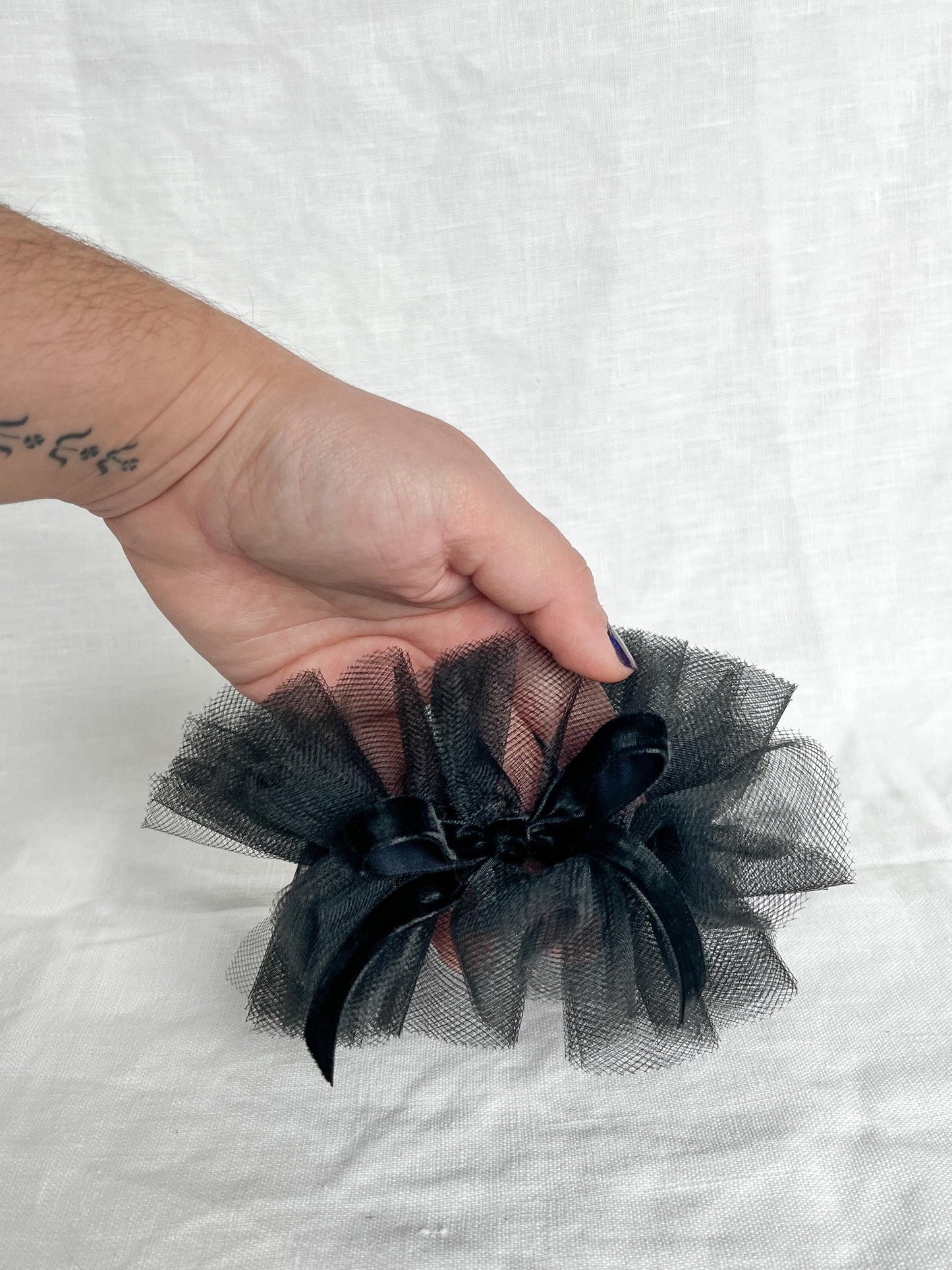 Tulle Pet Ruffle with Bows