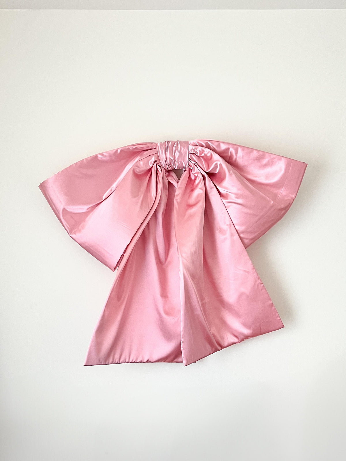 Giant Pink Satin Bow