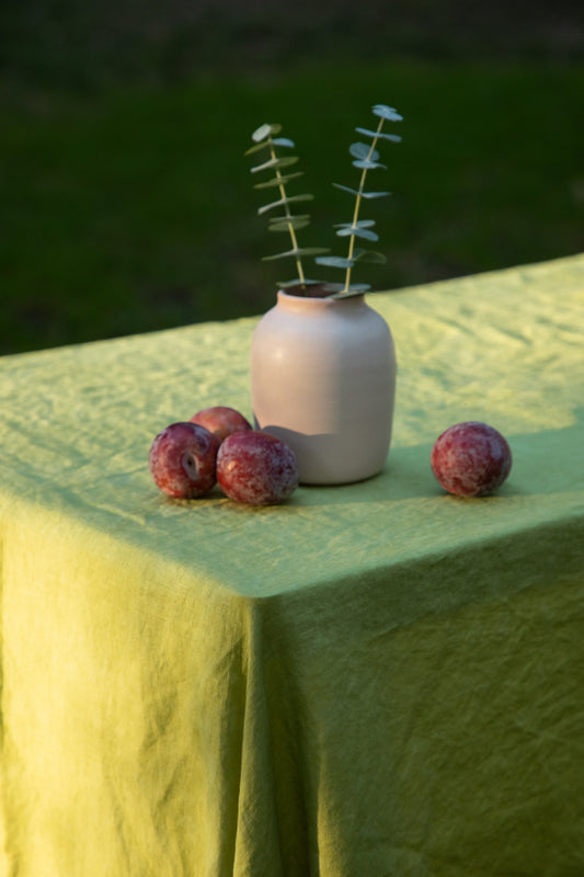 Linen Tablecloth [Olive Oil]