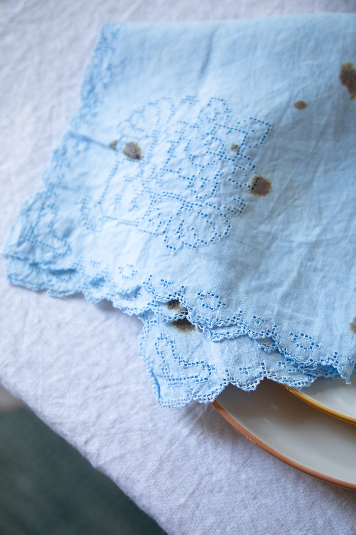 Openwork Napkins [Speckled Robin's Egg]