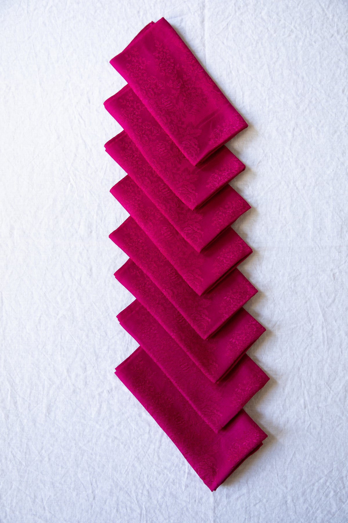 Rose Damask Napkins [Pinot Noir]