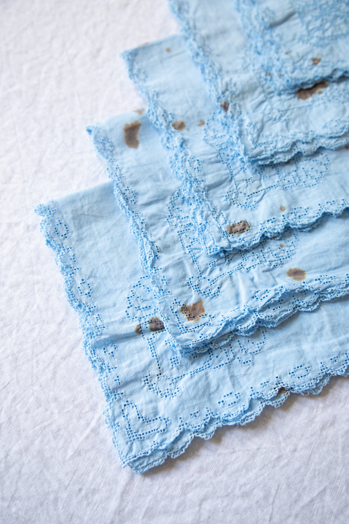 Openwork Napkins [Speckled Robin's Egg]