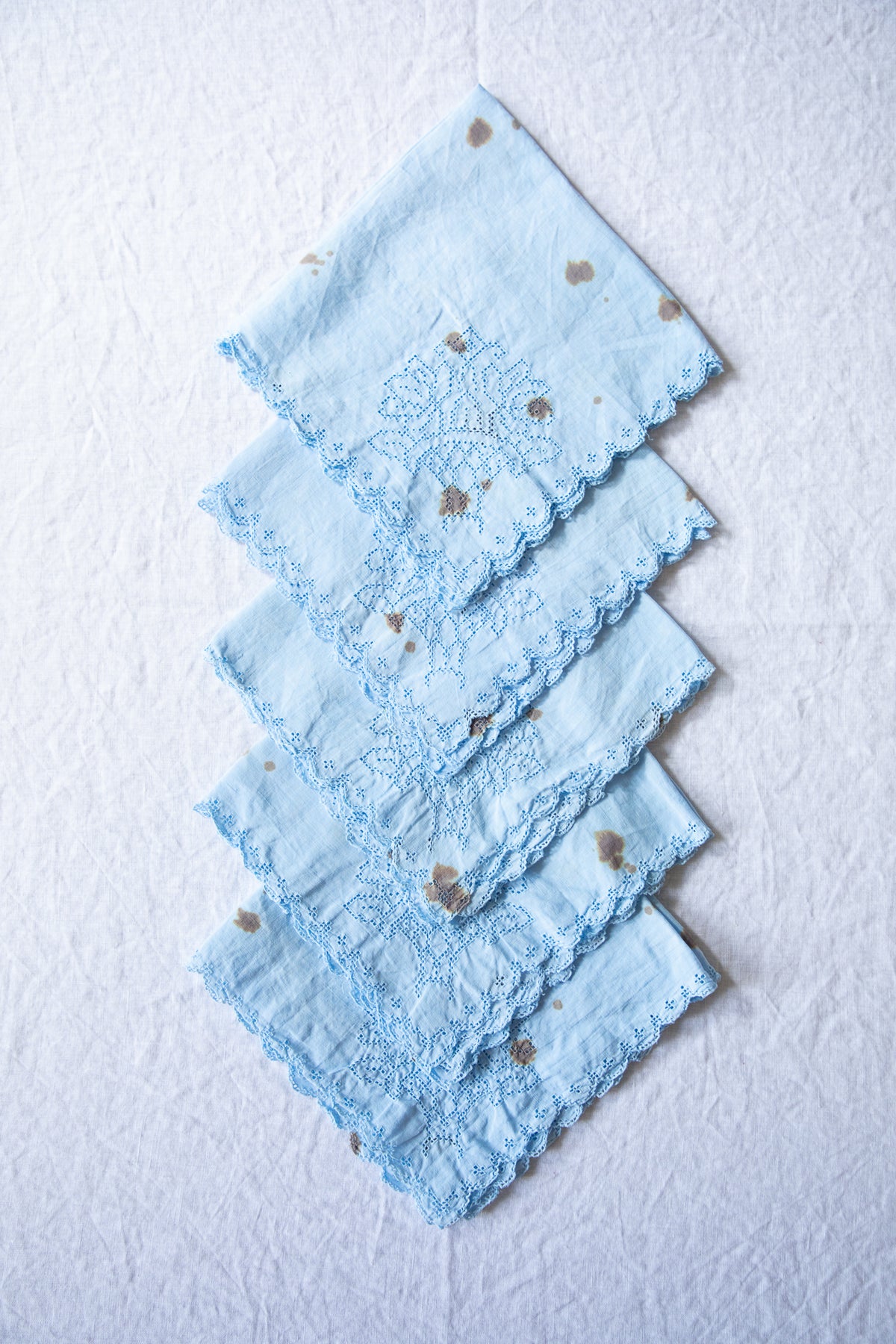 Openwork Napkins [Speckled Robin's Egg]