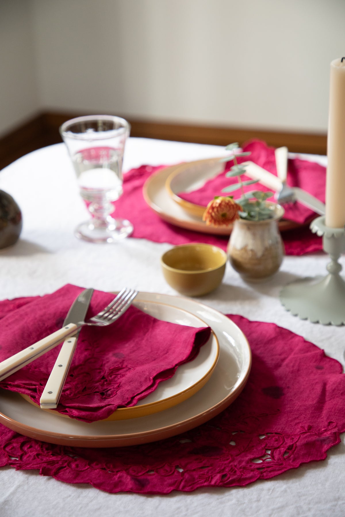 Openwork Placemats [Speckled Pinot Noir]