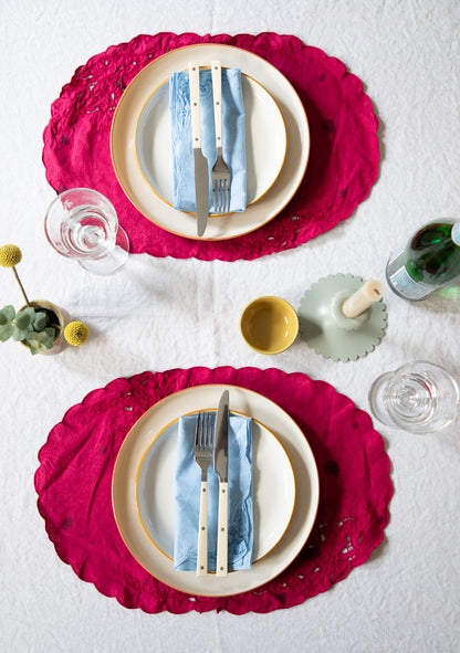 Openwork Placemats [Speckled Pinot Noir]