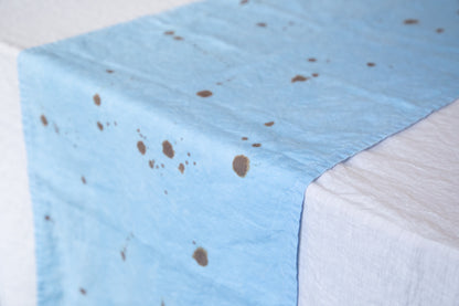 Linen Table Runner [Speckled Robin's Egg]