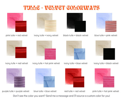 Tulle Pet Ruffle with Bows