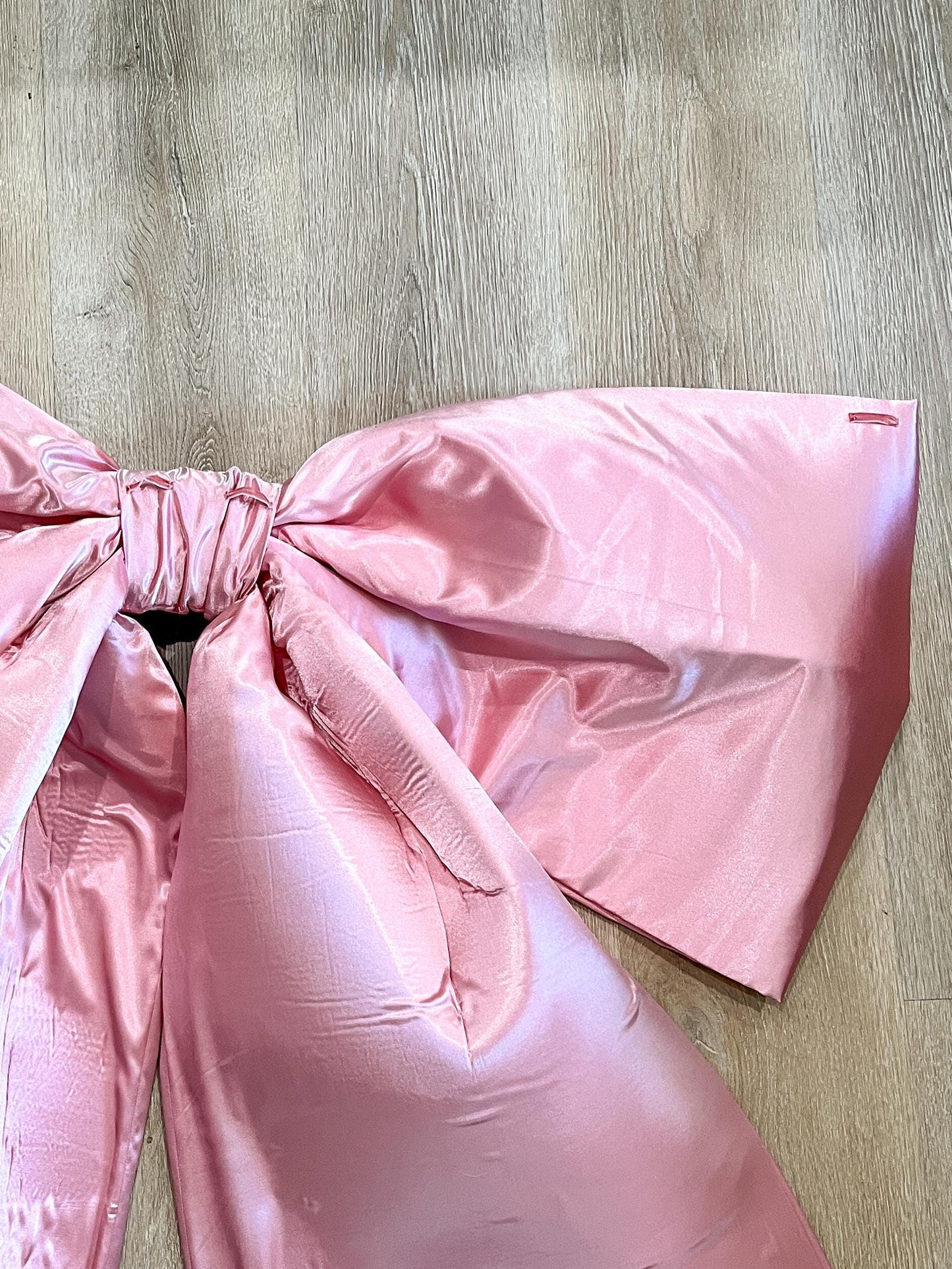 Giant Pink Satin Bow