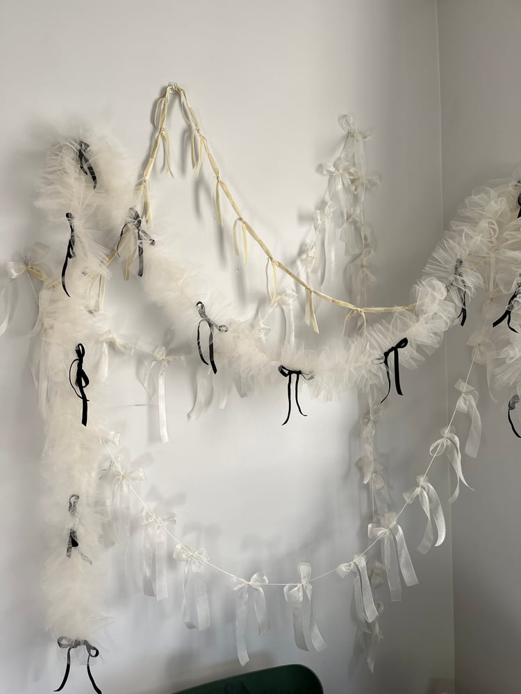 Tulle Garland with Bows