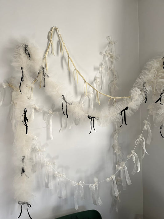Tulle Garland with Bows