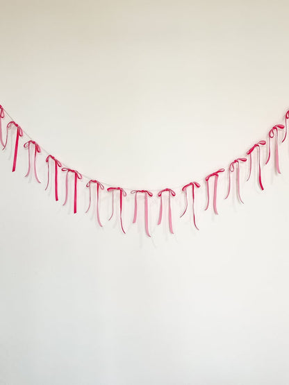 Velvet Bow Garland