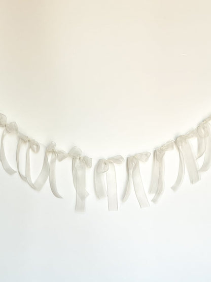 Organza Bow Garland