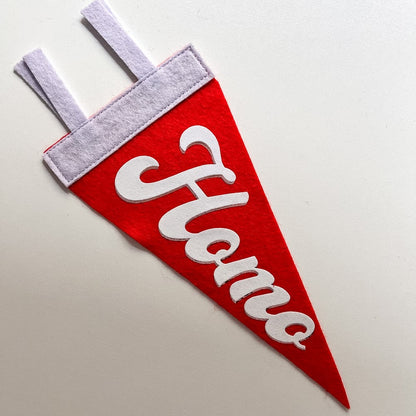 Homo Pride Pennant [white + red]