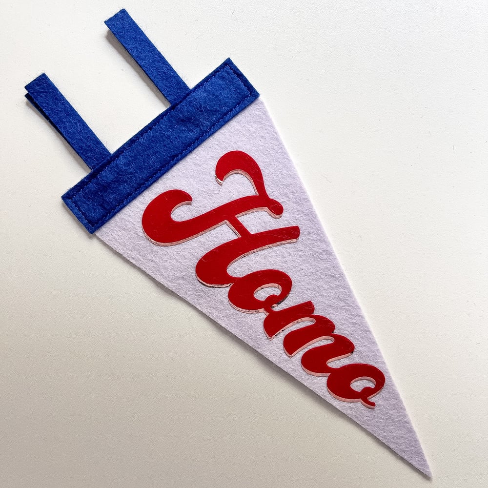 Homo Pride Pennant [red + purple]