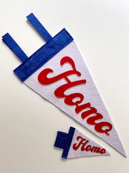 Homo Pride Pennant [red + purple]