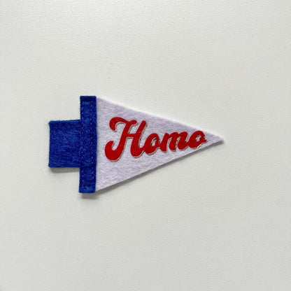 Mini Homo Pride Pennant [red + purple]