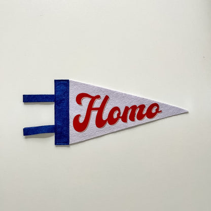 Homo Pride Pennant [red + purple]