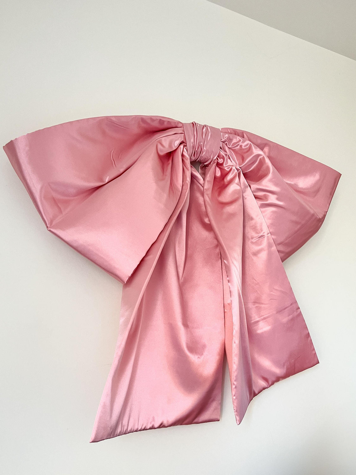 Giant Pink Satin Bow