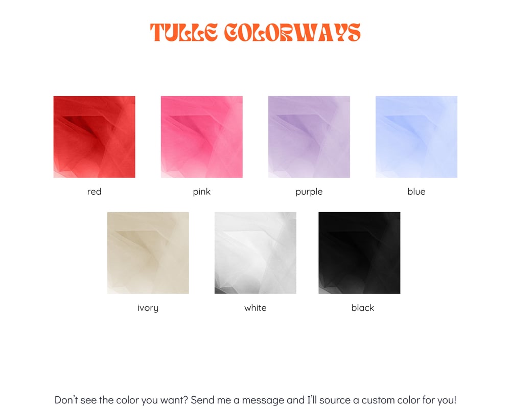 Tulle Garland