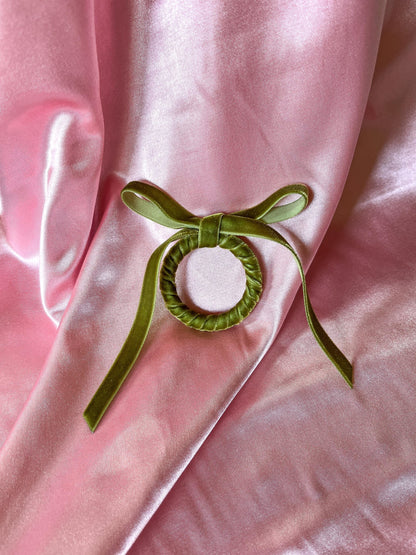 Velvet Bow Napkin Rings