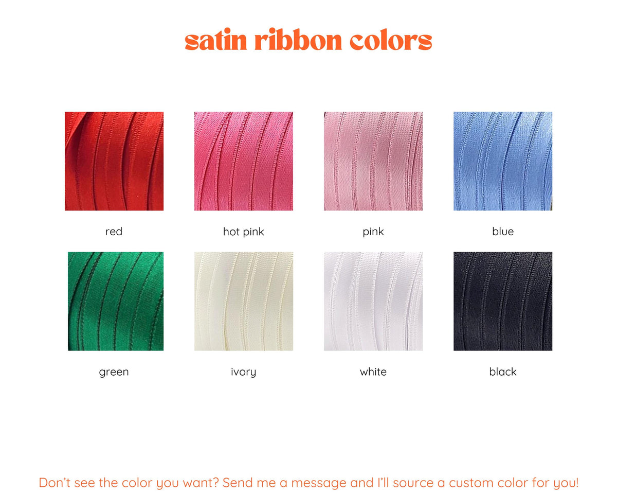 Satin Bow Napkin Rings